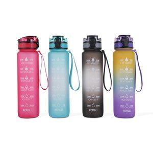 JYT 32 oz Sports Water Bottle with Motivational
